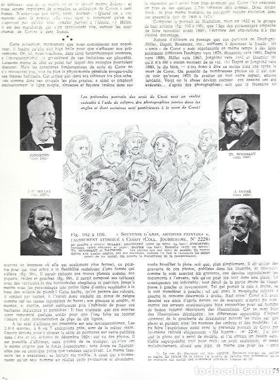 Otros art&iacute;culos de coleccionismo en papel: LAMINA 37566: Jongkind, Millet, Rousseau y J. Dupre - VVAA