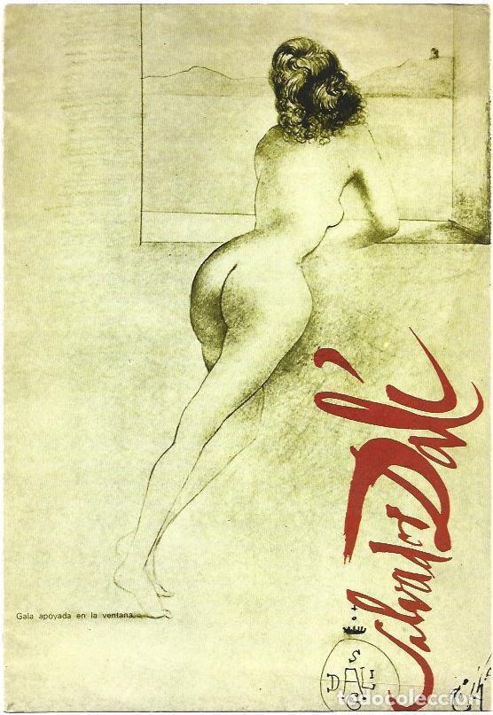Otros art&iacute;culos de coleccionismo en papel: LAMINA 37645: Gala apoyada en la ventana, por Dali - VVAA