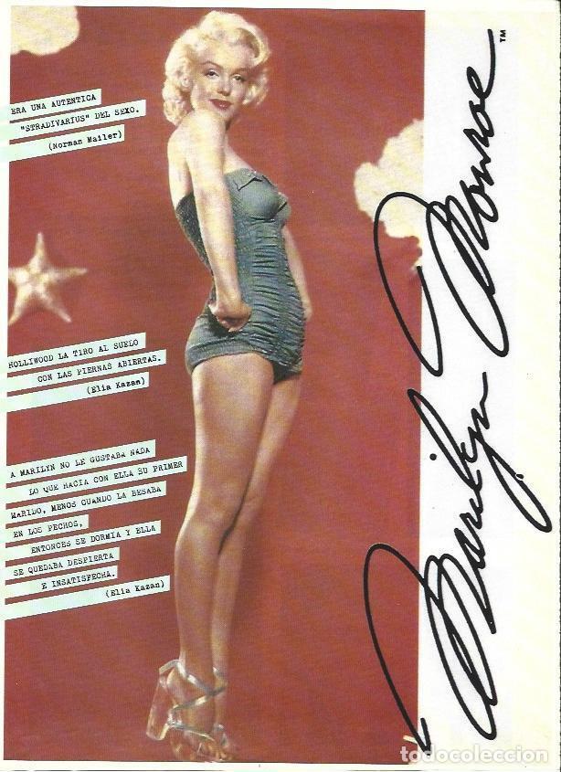 Otros art&iacute;culos de coleccionismo en papel: LAMINA 37637: Marilyn Monroe y su firma - VVAA