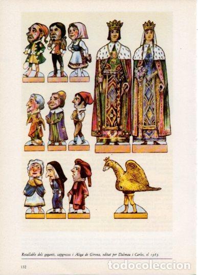 Otros art&iacute;culos de coleccionismo en papel: LAMINA V45825: Ratallable dels gegants, capgrossos i Aliga de Girona any 1963 - Aureli Capmany