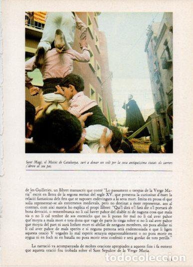 Altri oggetti di carta: LAMINA V45817: Sant Magi el Moises de Catalunya - Aureli Capmany