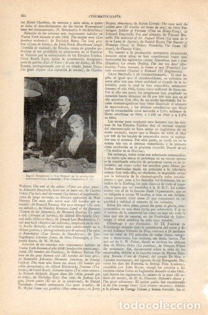Altri oggetti di carta: LAMINA V34948: Ingrid Bergmann y Yul Brinner en Anastasia - Varios