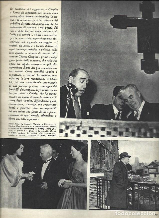 Otros art&iacute;culos de coleccionismo en papel: LAMINA 37962: Chaplin en el Centro Sperimentale di Cinematografia - VVAA