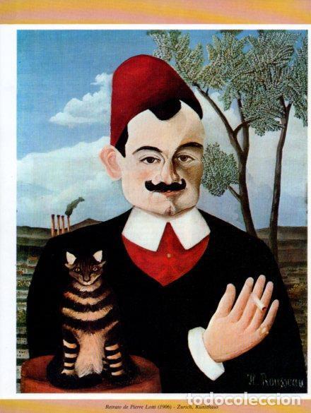 Otros art&iacute;culos de coleccionismo en papel: LAMINA V35751: Retrato de Pierre Lotti por Henri Rousseau - Varios