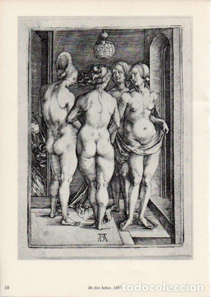 Altri oggetti di carta: LAMINA V35640: Albrecht Durer. De fire hekse - Varios