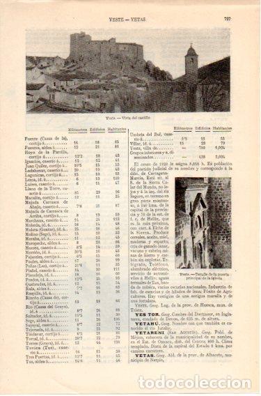 Paper Collecting Others: LAMINA V46606: Castillo de Yeste, Granada - Varios