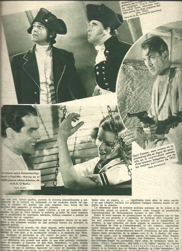 Otros art&iacute;culos de coleccionismo en papel: LAMINA 34793: Gary Cooper, Katherine Hepburn y Fred Mac Murray - VVAA