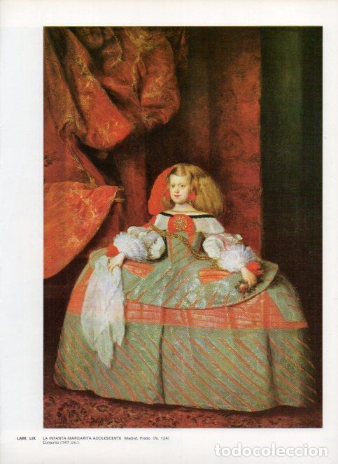 Otros art&iacute;culos de coleccionismo en papel: LAMINA V47164: La infanta Margarita adolescente por Velazquez
