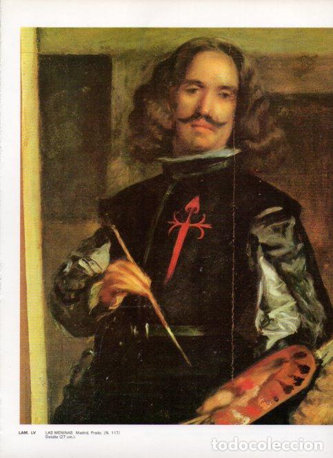 Otros art&iacute;culos de coleccionismo en papel: LAMINA V47162: Las Meninas detalle por Velazquez