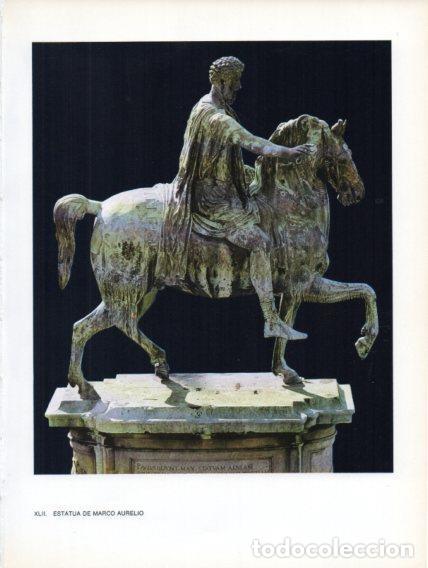 Otros art&iacute;culos de coleccionismo en papel: LAMINA V47030: Estatua de Marco Aurelio, Roma - Raymonde de Gans