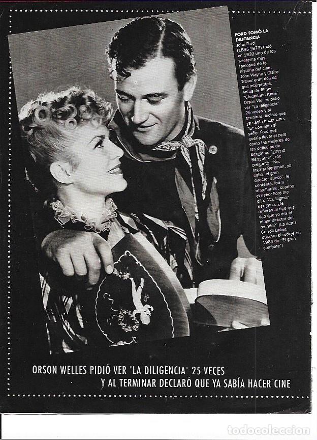 Otros art&iacute;culos de coleccionismo en papel: LAMINA 35253: John Wayne y Claire Trevor en La Diligencia - VVAA