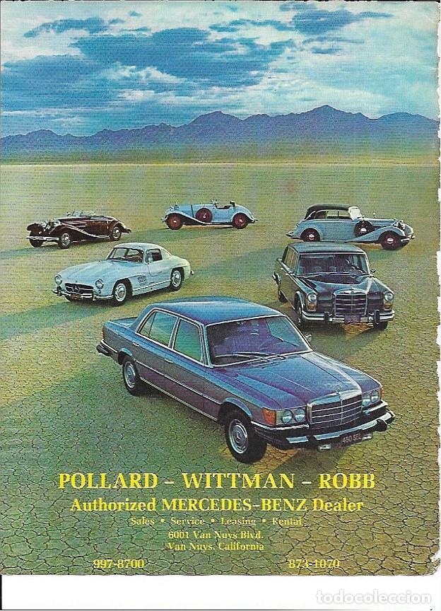 Otros art&iacute;culos de coleccionismo en papel: LAMINA 35246: Publicidad de Pollard Wittman Robb de Mercedes Benz - VVAA