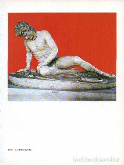 Otros Art&iacute;culos de Coleccionismo en Papel: LAMINA V47022: Galo moribundo estatua siglo I antes de cristo - Raymonde de Gans