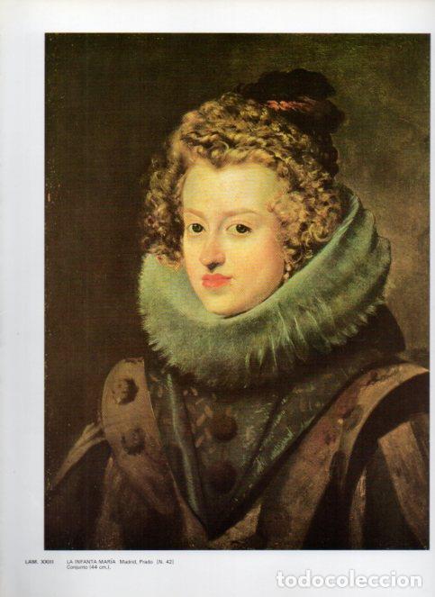 Otros art&iacute;culos de coleccionismo en papel: LAMINA V47146: La infanta Maria por Velazquez