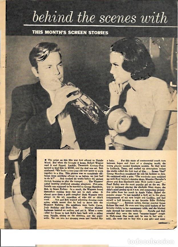Otros art&iacute;culos de coleccionismo en papel: LAMINA 35310: Robert Wagner y Natalie Wood en una escena de All the Fine Young Cannibals - VVAA