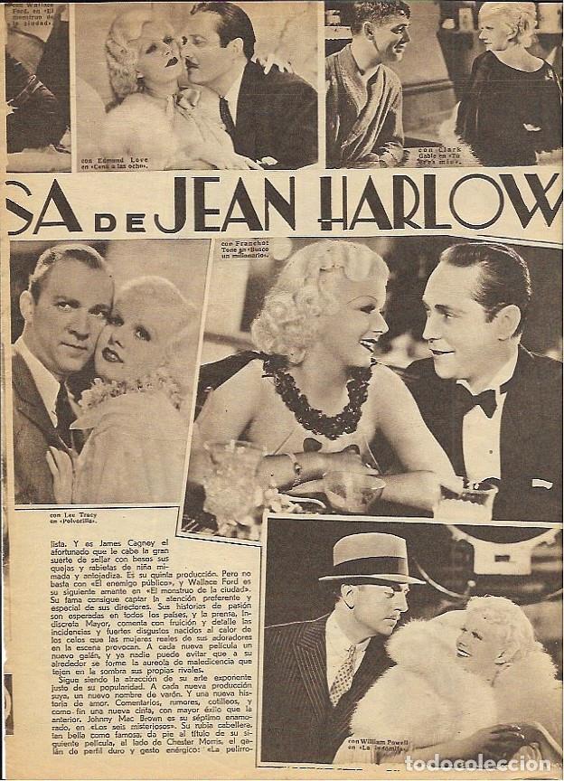 Outros artigos de papel: LAMINA 35183: Varias escenas de Jean Harlow - VVAA