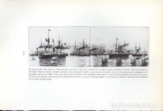 Otros art&iacute;culos de coleccionismo en papel: LAMINA V47640: Vaixells de la marina espanyola, badia de Santiago - Antoni Rovira i Virgili