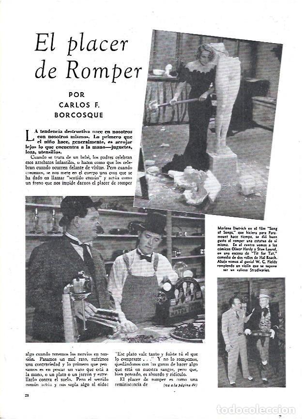 Otros art&iacute;culos de coleccionismo en papel: LAMINA 35133: Marlene Dietrich en Song of Songs - VVAA
