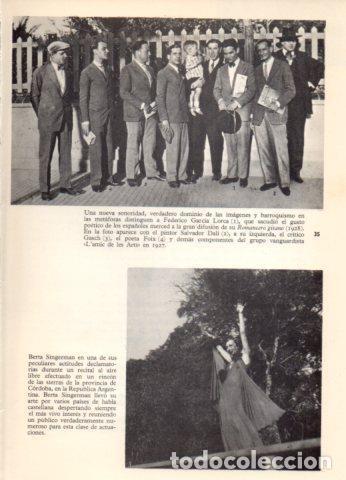 Otros art&iacute;culos de coleccionismo en papel: LAMINA V36600: Garcia Lorca junto a Salvador Dali - Varios