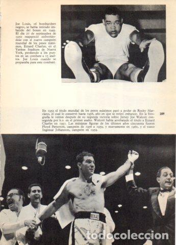 Otros art&iacute;culos de coleccionismo en papel: LAMINA V36712: Joe Louis y Rocky Marciano - Varios