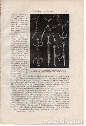 Sammelleidenschaft Andere Papierartikel: LAMINA V36997: Bocados y filetes de la Necropolis de Aguilar de Anguita - Antonio Ballesteros y Bere