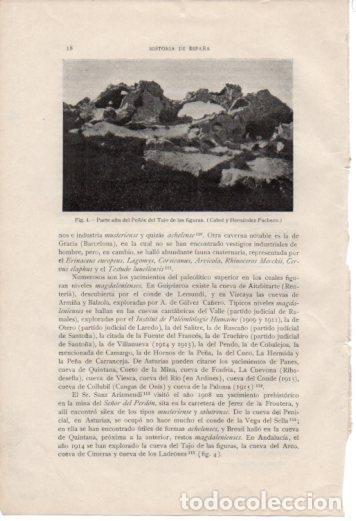 Paper Collecting Others: LAMINA V36961: Pe&ntilde;on del Tajo de las figuras - Antonio Ballesteros y Beretta