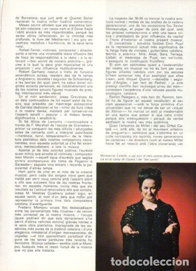Otros art&iacute;culos de coleccionismo en papel: LAMINA V48888: Montserrat Caballe