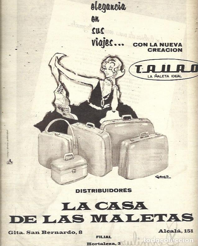 Otros art&iacute;culos de coleccionismo en papel: LAMINA 35674: Publicidad de La Casa de las Maletas en Madrid - VVAA