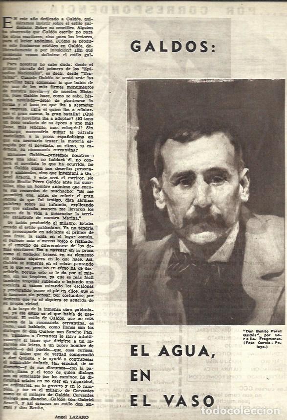 Otros art&iacute;culos de coleccionismo en papel: LAMINA 35675: Benito Perez Galdos - VVAA