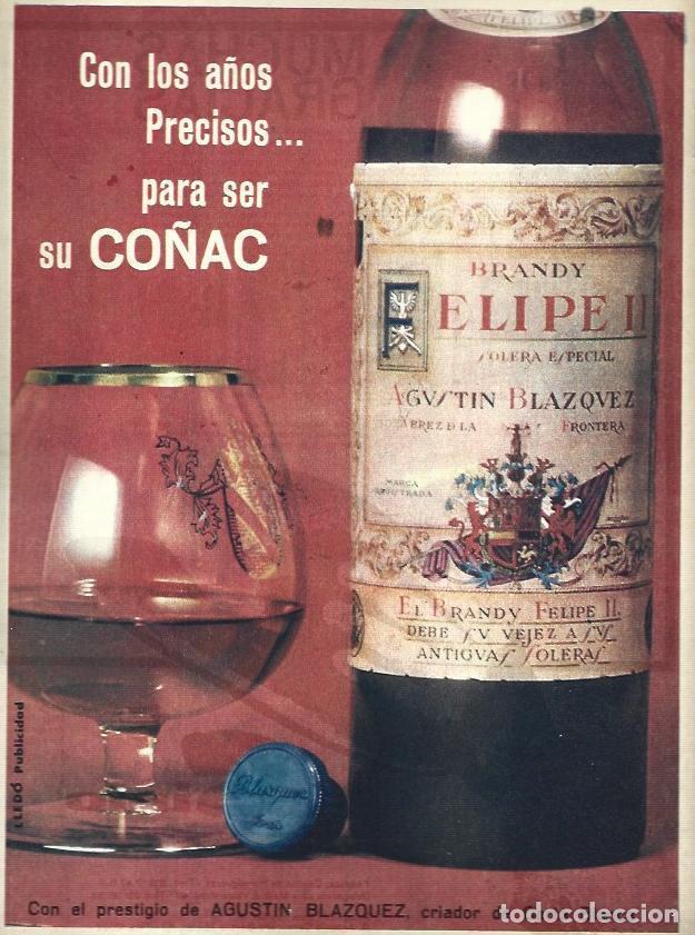 Otros art&iacute;culos de coleccionismo en papel: LAMINA 35656: Co&ntilde;ac Felipe II, publicidad - VVAA