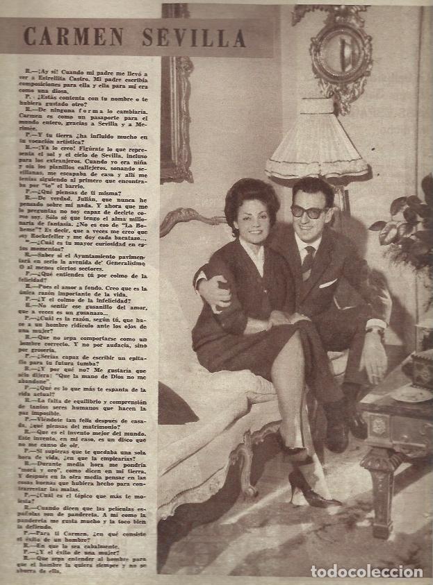 Otros art&iacute;culos de coleccionismo en papel: LAMINA 35487: Carmen Sevilla y Augusto Alguero - VVAA