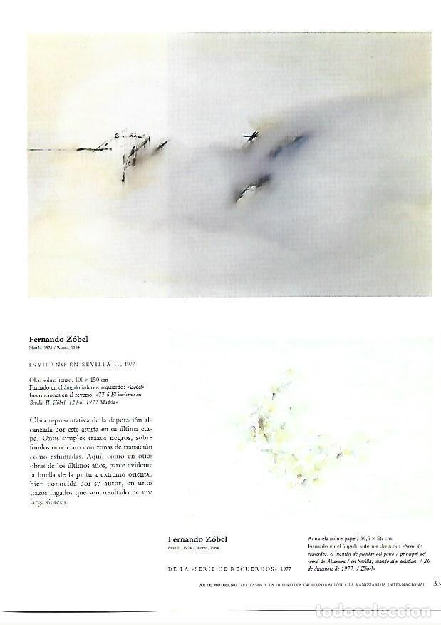 Otros art&iacute;culos de coleccionismo en papel: LAMINA 39079: Invierno en Sevilla II y De la serie de recuerdos , por Fernando Zobel - VVAA