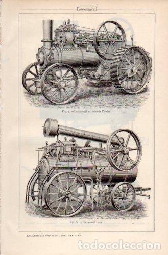 Paper Collecting Others: LAMINA V38051: Locomovil automotriz Fowler y Lanz - Varios