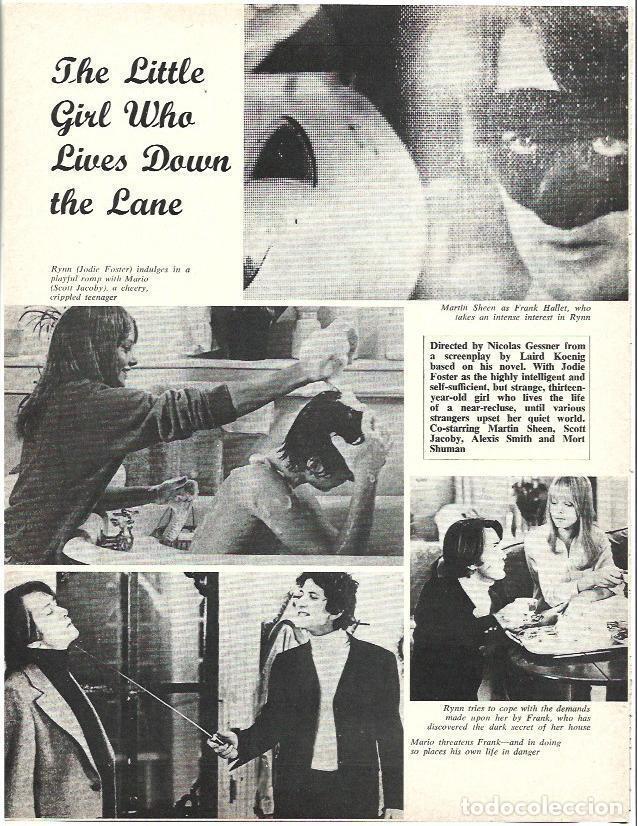 Otros art&iacute;culos de coleccionismo en papel: LAMINA 39447: Escenas de The Little Girl who lives down the lane - VVAA