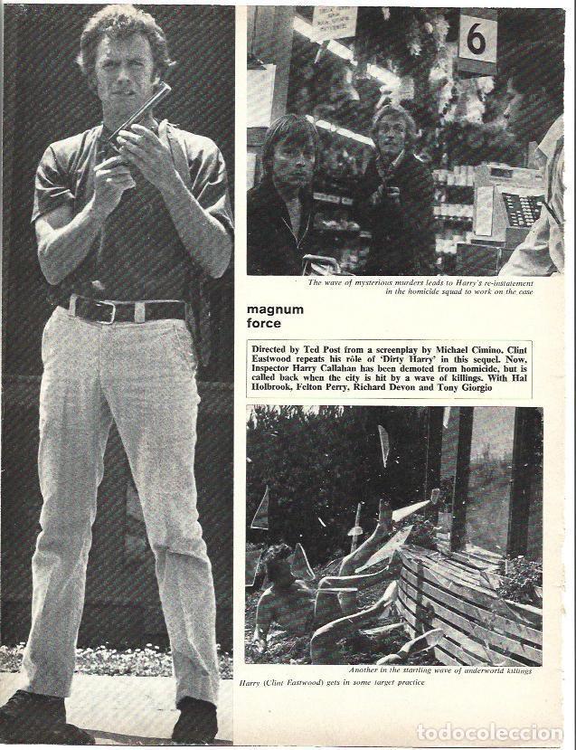 Otros art&iacute;culos de coleccionismo en papel: LAMINA 39545: Clint Eastwood en Magnum Force - VVAA