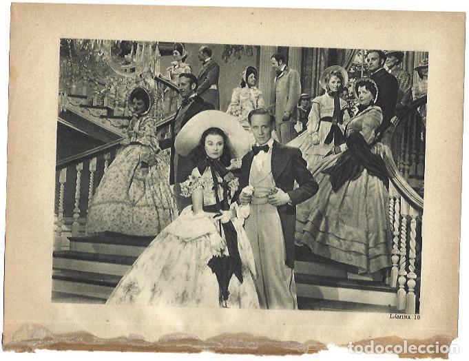 Otros art&iacute;culos de coleccionismo en papel: LAMINA 39369: Leslie Howard y Vivien Leigh en Lo que el viento se llevo