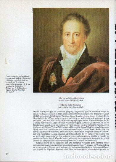 Otros art&iacute;culos de coleccionismo en papel: LAMINA V38257: Goethe retrato por Kugelgen - Martin de Riquer