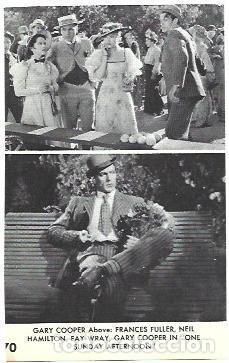 Otros art&iacute;culos de coleccionismo en papel: LAMINA 40111: Gary Cooper en One Sunday Afternoon