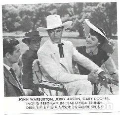 Otros art&iacute;culos de coleccionismo en papel: LAMINA 40043: Gary Cooper y Jerry Austin en Saratoga Trunk