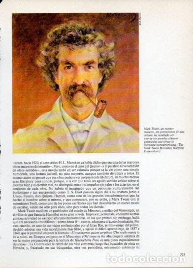 Otros art&iacute;culos de coleccionismo en papel: LAMINA V38319: Mark Twain - Martin de Riquer