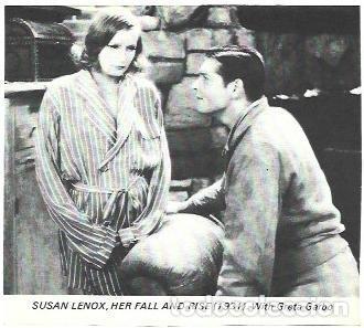 Otros art&iacute;culos de coleccionismo en papel: LAMINA 40213: Clark Gable y Greta Garbo en Susan Lenox