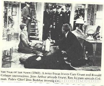 Otros art&iacute;culos de coleccionismo en papel: LAMINA 39752: Escena de The talk of the town con Cary Grant y Ronald Colman