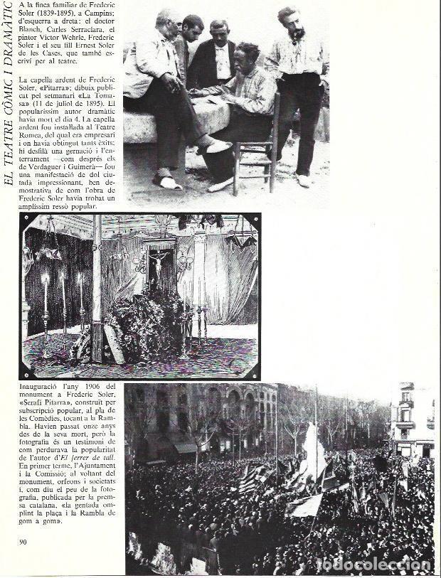 Paper Collecting Others: LAMINA 35916: Frederic Soler en Campins e inauguracion del monumento a Soler - Edmon Valles