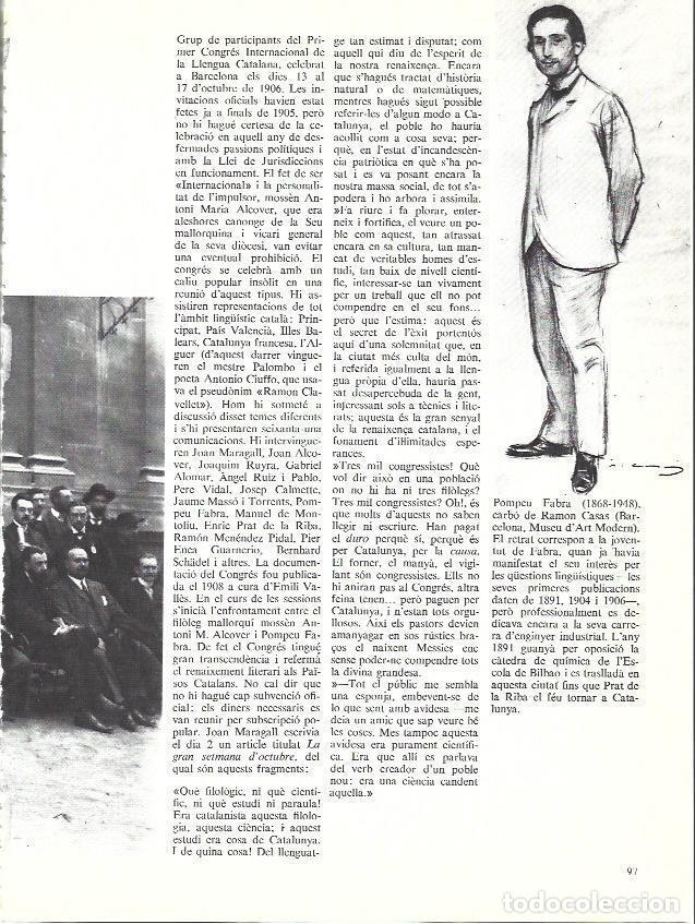 Otros art&iacute;culos de coleccionismo en papel: LAMINA 35920: Pompeu Fabra, por Ramon Casas - Edmon Valles