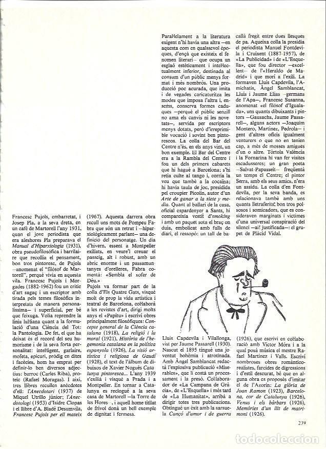 Altri oggetti di carta: LAMINA 35987: Caricatura de Lluis Capdevila, por Passarell - Edmon Valles