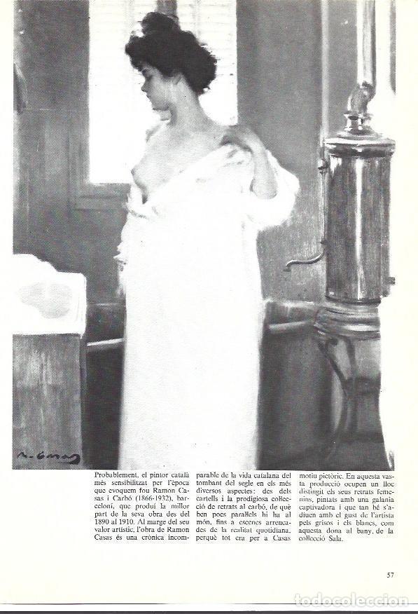 Otros art&iacute;culos de coleccionismo en papel: LAMINA 35900: Dona al bany,por Ramon Casas - Edmon Valles