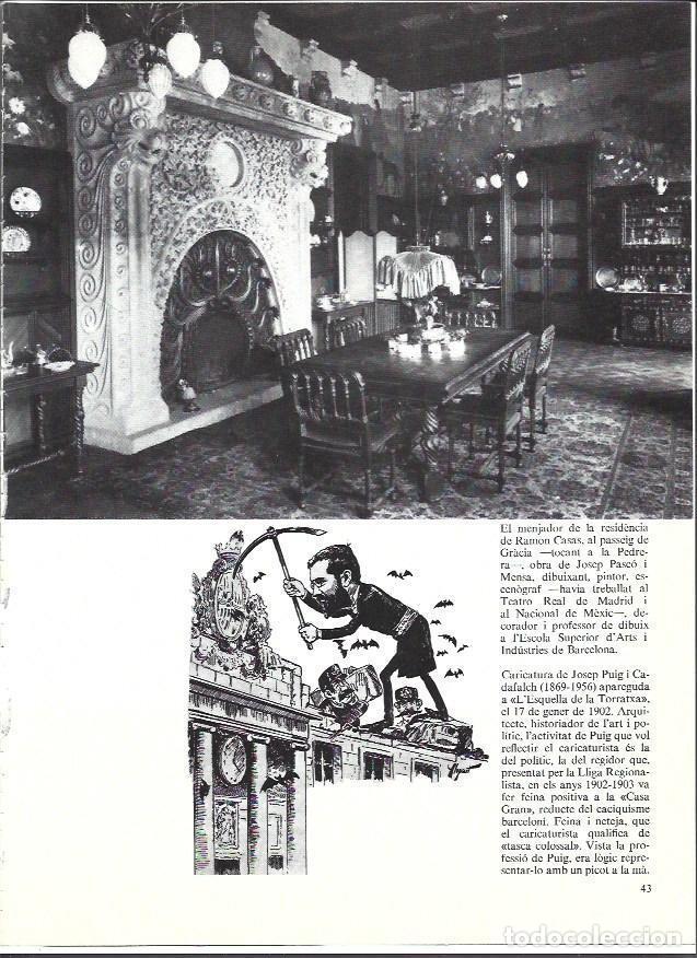 Otros art&iacute;culos de coleccionismo en papel: LAMINA 35893: Comedor de la casa de Ramon Casas - Edmon Valles