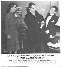 Otros art&iacute;culos de coleccionismo en papel: LAMINA 39867: Humphrey Bogart en El halcon maltes