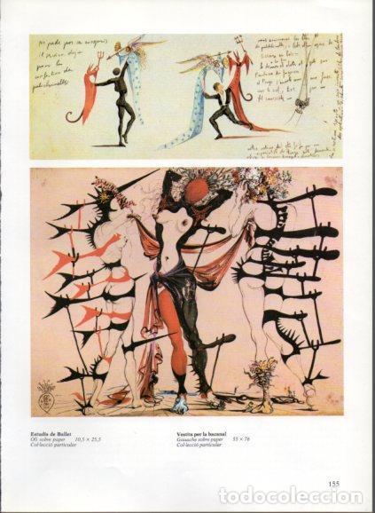 Otros art&iacute;culos de coleccionismo en papel: LAMINA V50247: Salvador Dali. Estudi de Ballet i Vestis per la bacanal