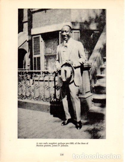 Otros art&iacute;culos de coleccionismo en papel: LAMINA V50383: James P. Johnson the dean of Harlem pianists, photo pre 1920 - Orrin Keepnews